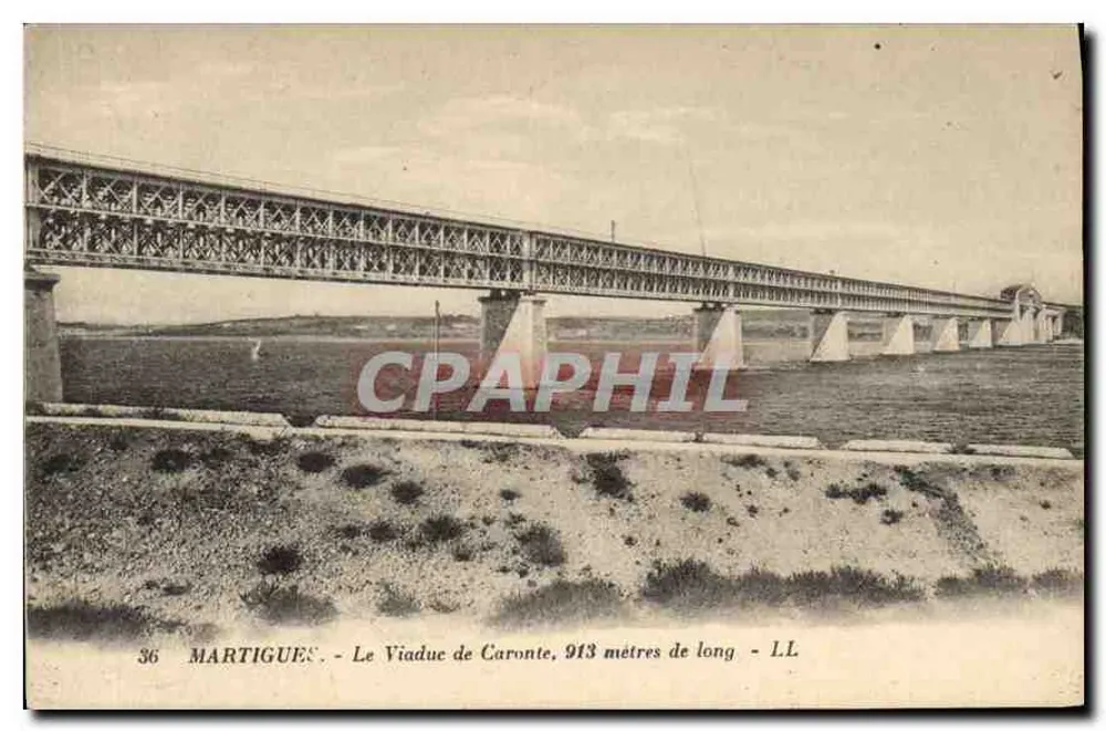 Martigues - O Viaduto de Caronte, 913 metros de comprimento - LL - Frente