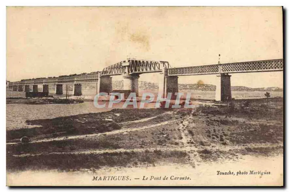 Martigues — Most Caronnie — Touache, fotografia Martigues - Awers