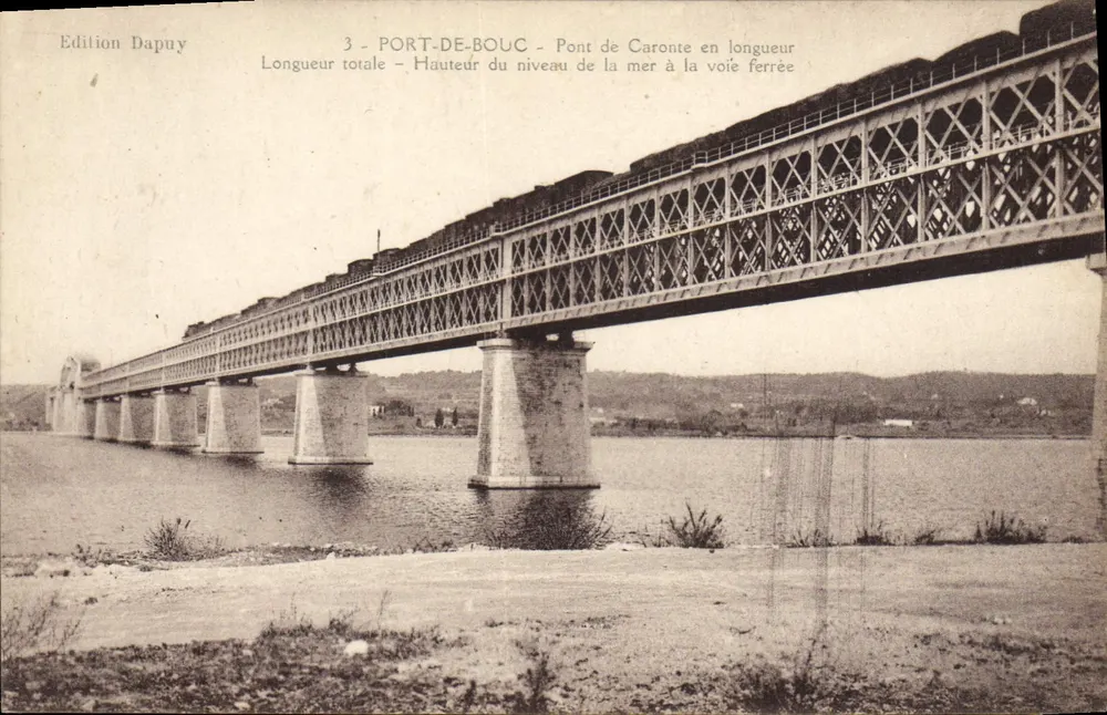 Port-de-Bouc - Pont de Caronte em comprimento — Edição Dapuy, n°3 - Frente