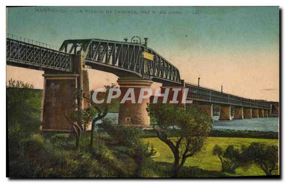 Martigues — O Viaduto de Caronte, 943 m de comprimento — LB - Frente