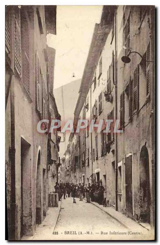 BREIL (A.-M.) — Rue Inférieure (Centre) - Voorkant
