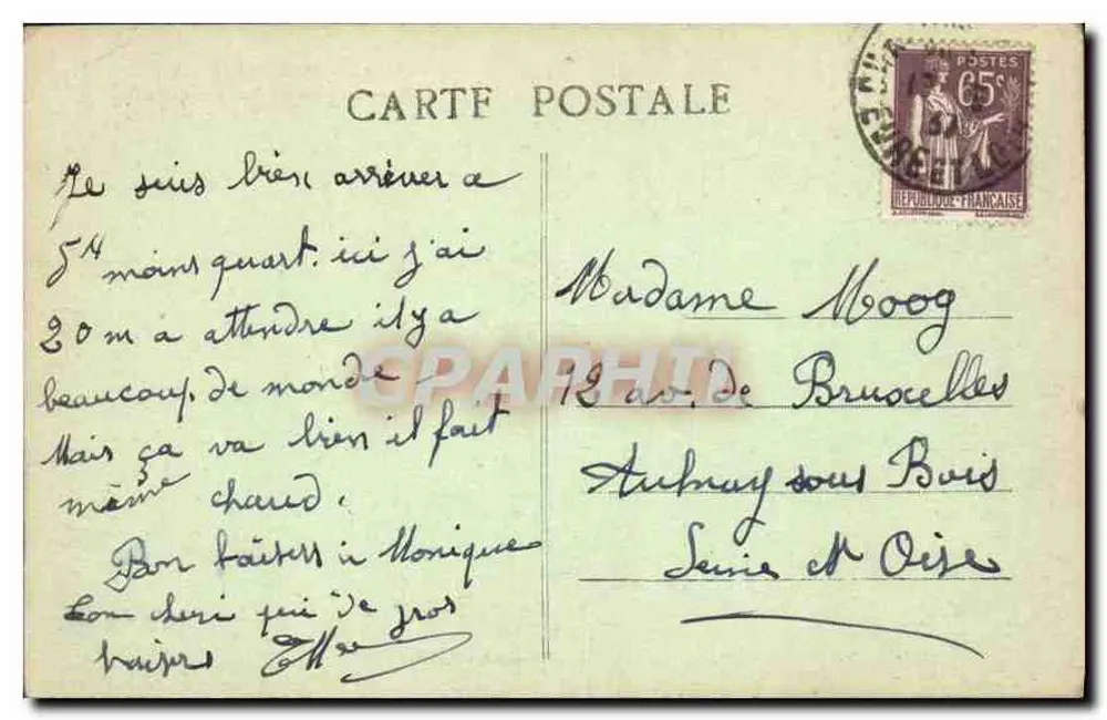 Chartres (E und L.) — Ansicht der Eure vom Courtille-Brücke — G. Foscanci, Verlag, Dreux - Rückseite
