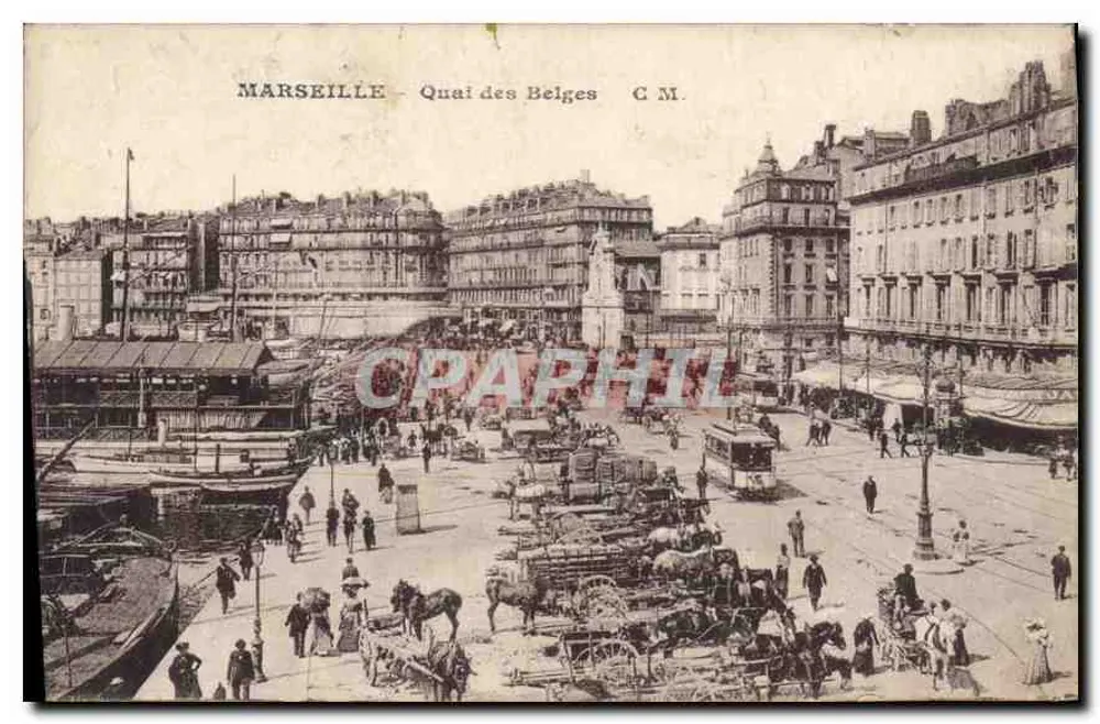 Marseille — Quai dos Belges — C.M. editor - Frente