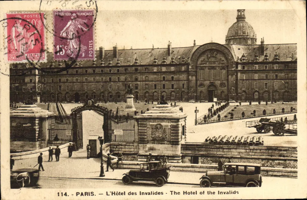 Paris — O Hotel dos Invalidos — The Hotel of the Invalids — Editor: 114 - Frente