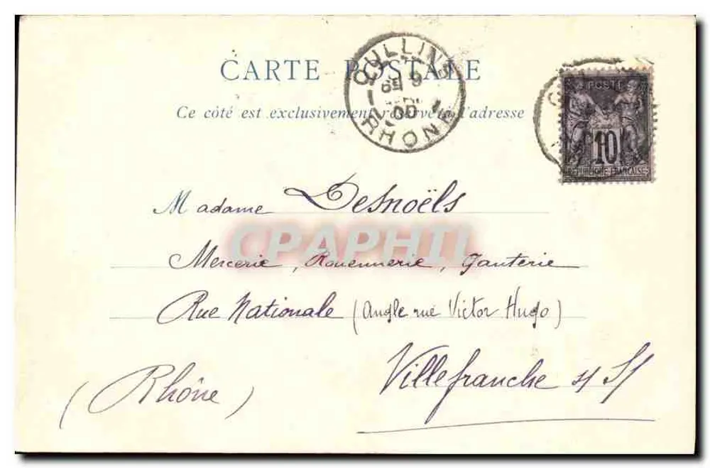 LYON - A Igreja de Ainay - ND Pbol — Papeterie G. BOLAND, Editor em Lyon - Verso
