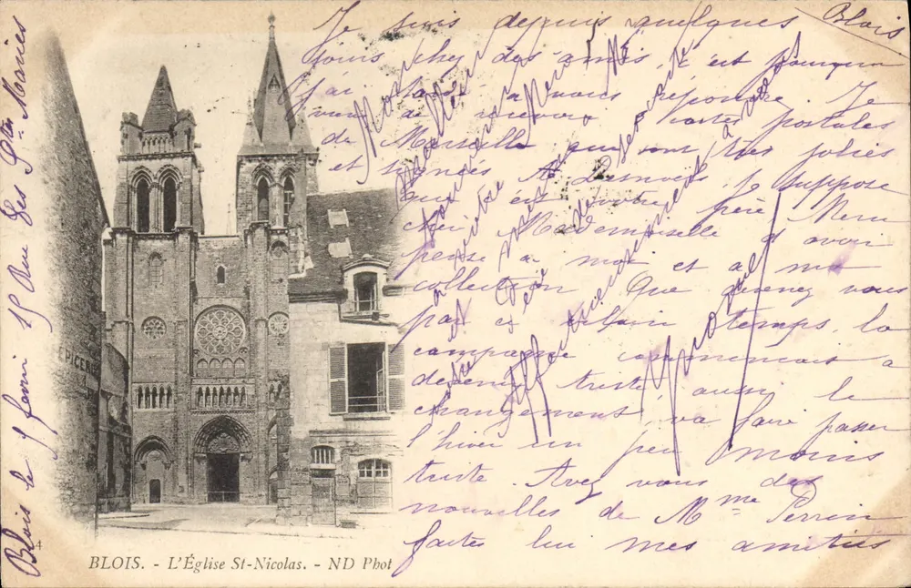 Blois - Katedra św. Nikodema - ND Pbot - Awers