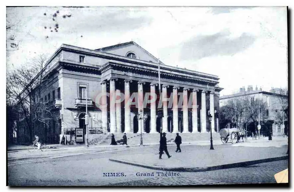 Nîmes — Grande Ópera — Edição Novas Galerias, Nîmes - Frente
