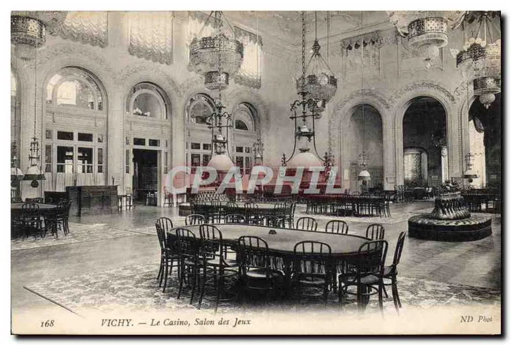 Vichy — Das Casino, Spielhalle — ND Plot, n° 168 - Vorderseite