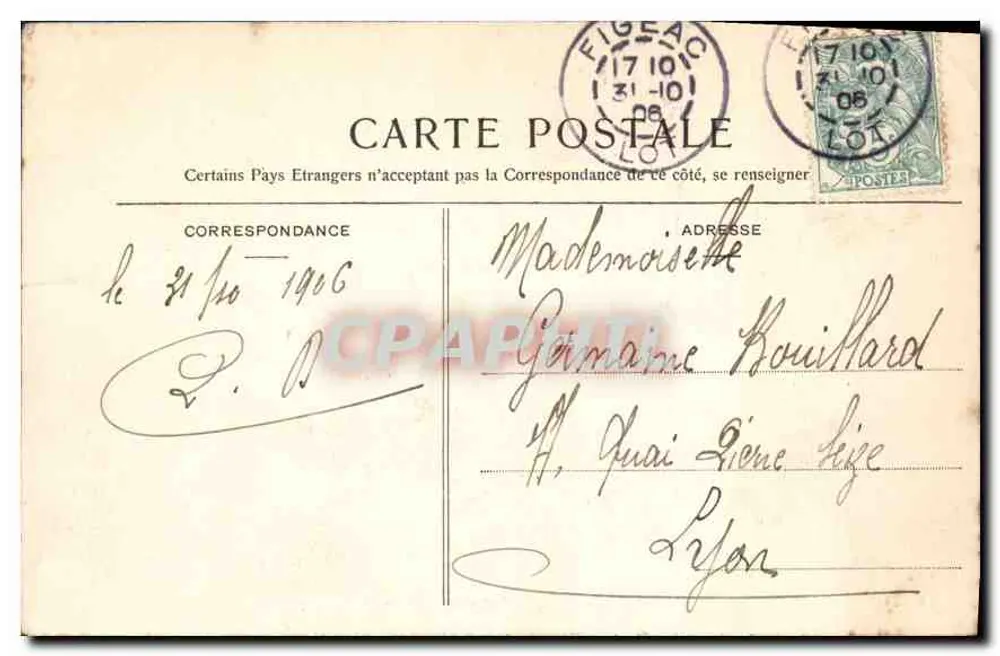 Figeac — Kapel van Onze Lieve Vrouw van de Misericordie — Lale, uitgever - Achterkant