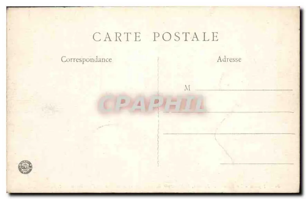 Lyon — Le Palais de Justice, Cathédrale Saint-Jean et le coteau de Fourvière — B.F., PARIS - Verso