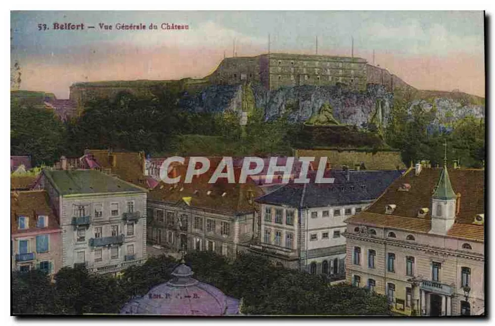 Belfort — Vista Geral do Castelo — Editor R. H. P. B. - Frente