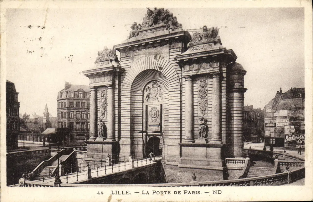 Lille — Porta do Paryża — ND — Lévy et Neudier - Awers