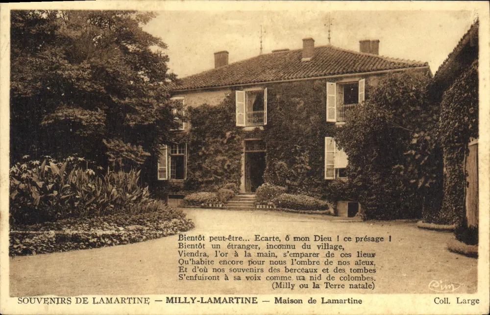 Milly-Lamartine — Casa de Lamartine — Lembranças de Lamartine - Frente