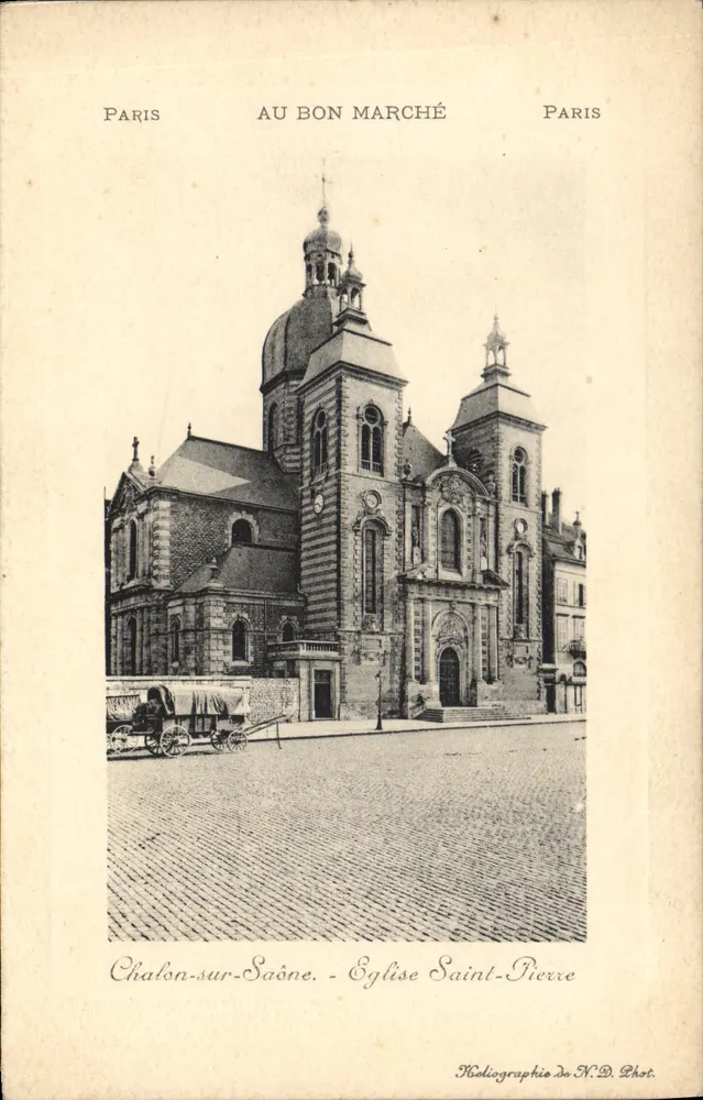Chalon-sur-Saône - Chiesa di San Pietro — Heliochromia di N.D. Fot. - Recto