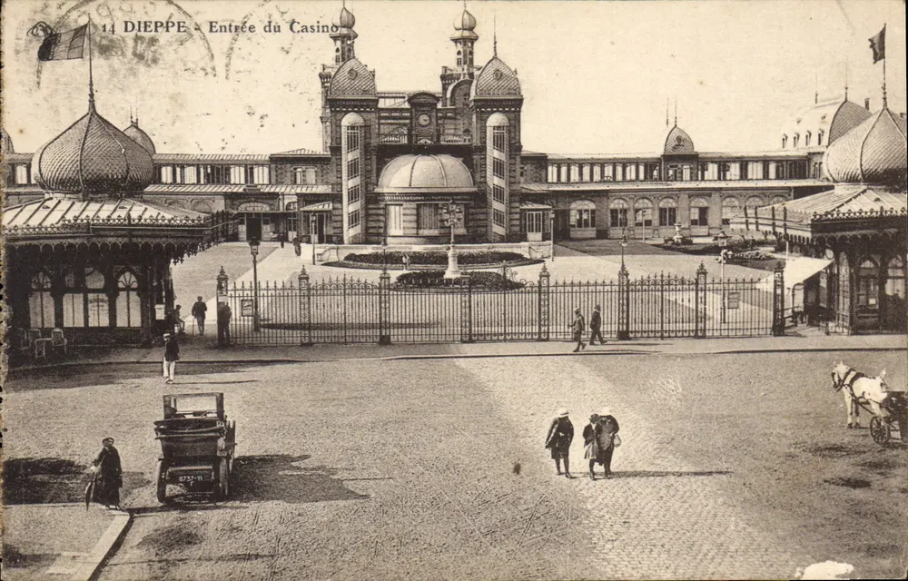 Dieppe — Entrada do Casino — Editor anônimo, n° 14 - Frente