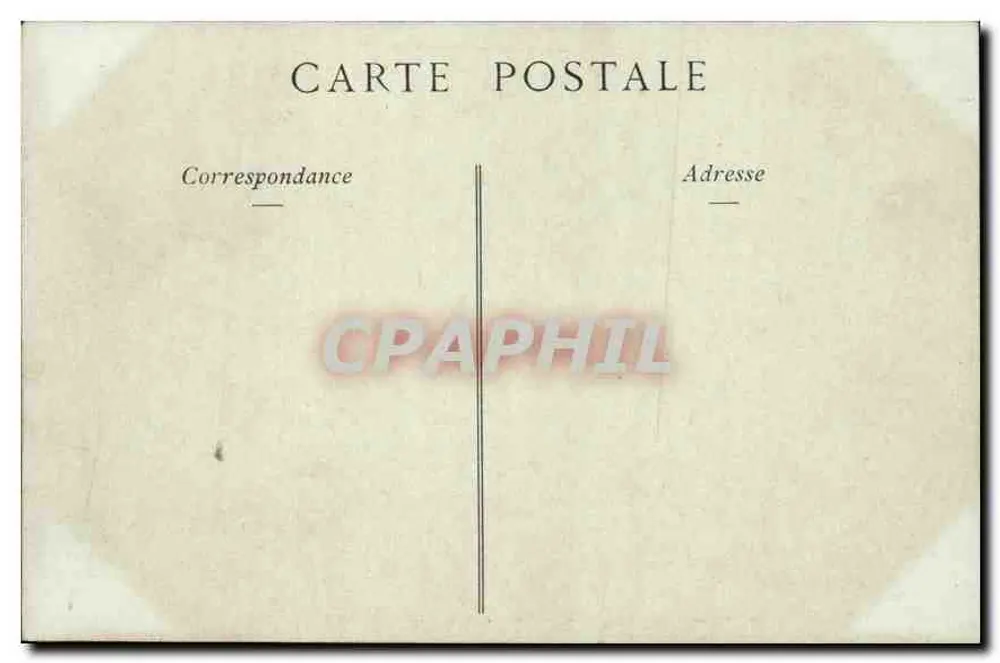 PARIS — Das Palais de Justice, Fassade auf der Place Dauphine — Collections ND Phot - Rückseite
