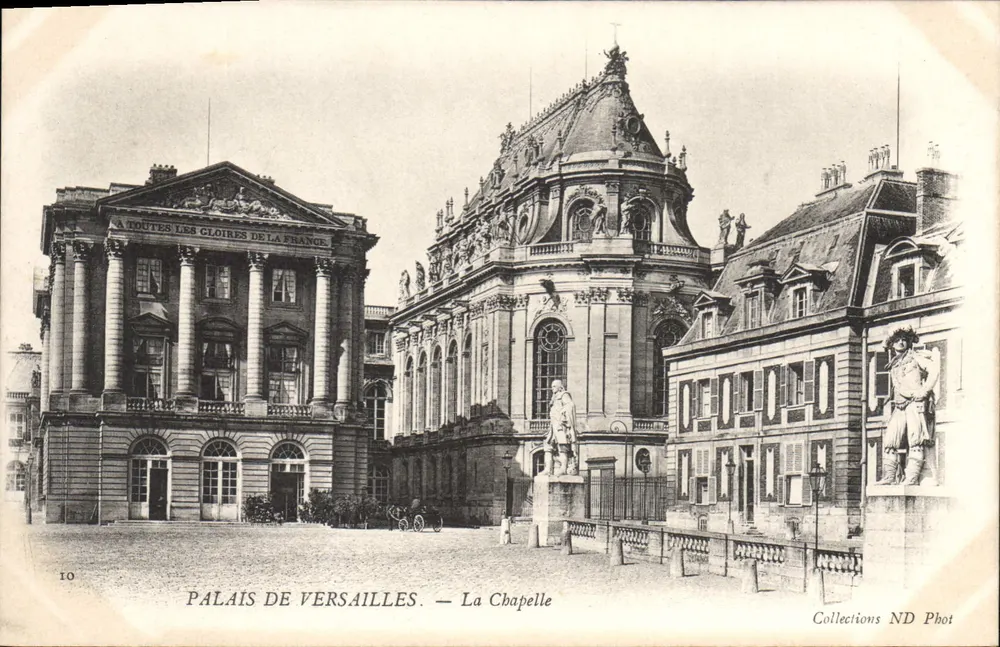 Palácio de Versalhes — A Capela — Coleções ND Phot - Frente