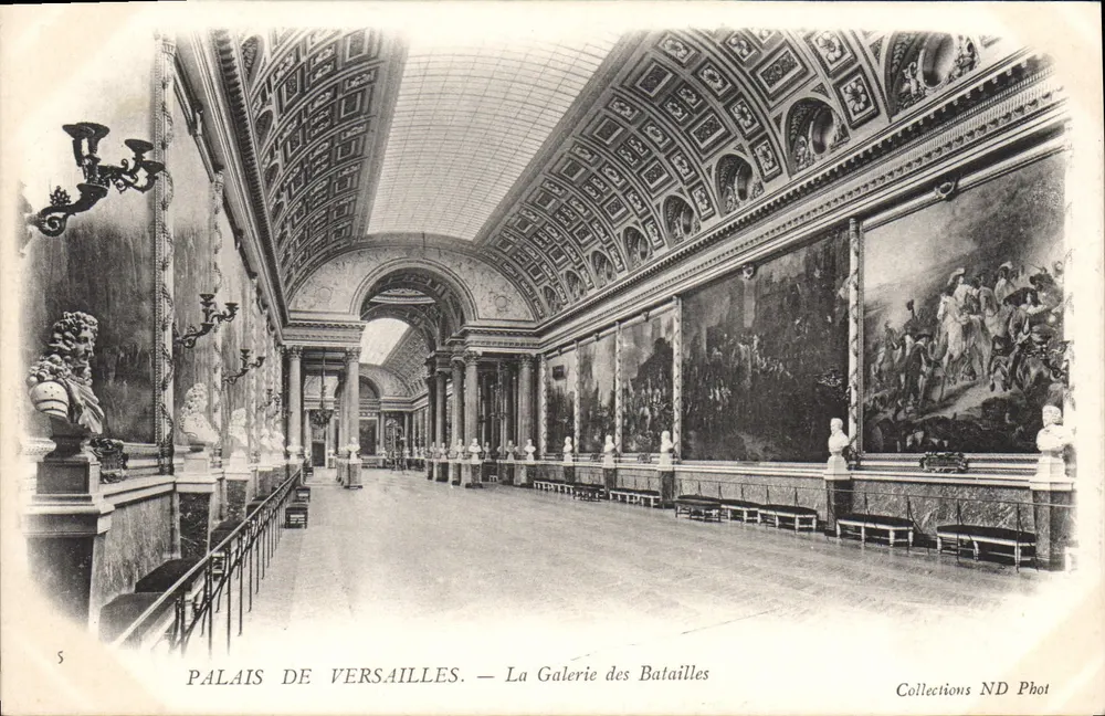 Schloss Versailles — Galerie der Schlachten — Collections ND Phot - Vorderseite