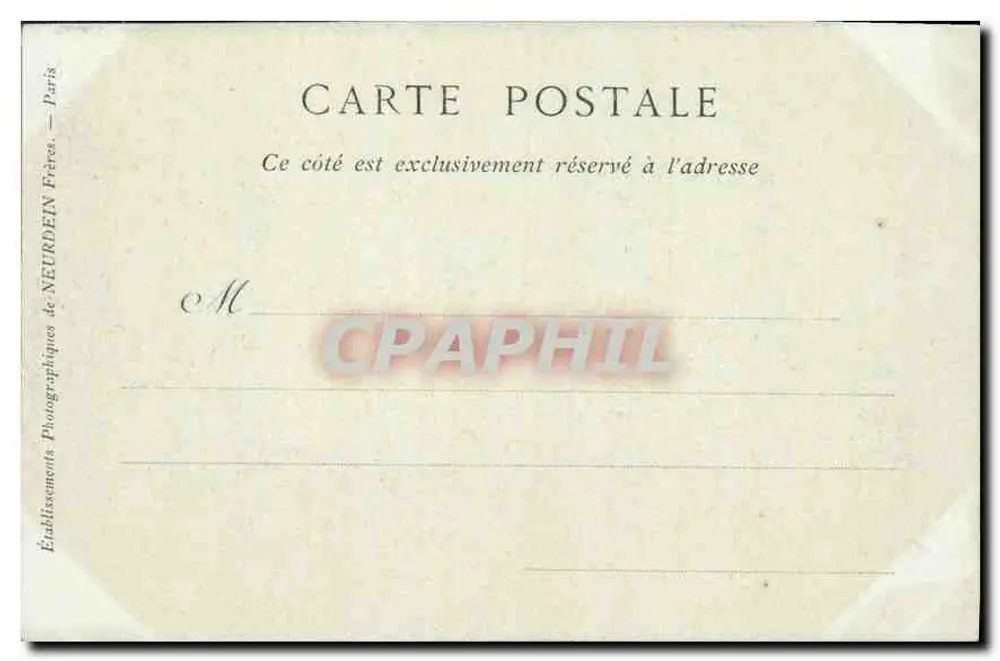 Schloss Versailles — Galerie der Schlachten — Collections ND Phot - Rückseite