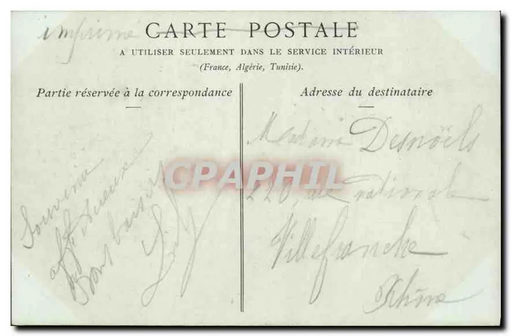 Park des Schlosses Versailles — Der Apollo-See — Sammlung ND. Phot - Rückseite