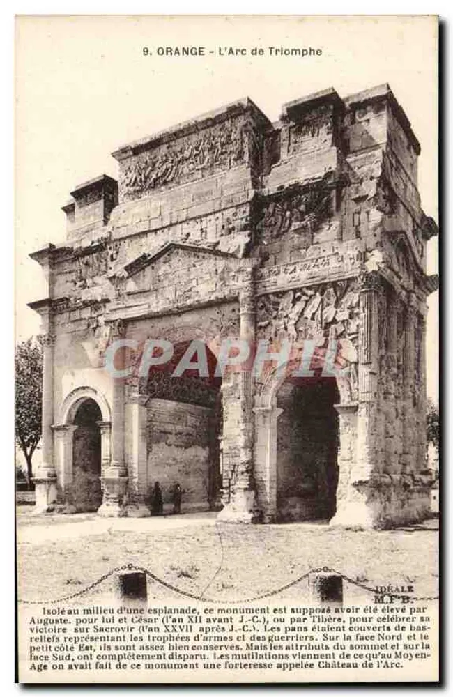 Orange - O Arco do Triunfo — editor IDEALE M.F. Beau - Frente
