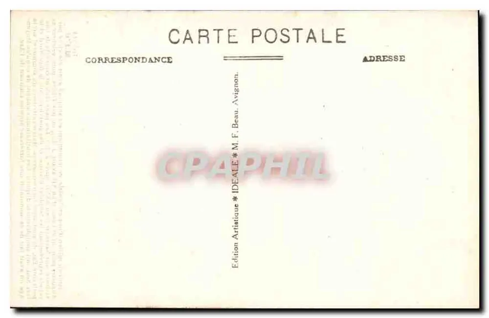 Orange - O Arco do Triunfo — editor IDEALE M.F. Beau - Verso