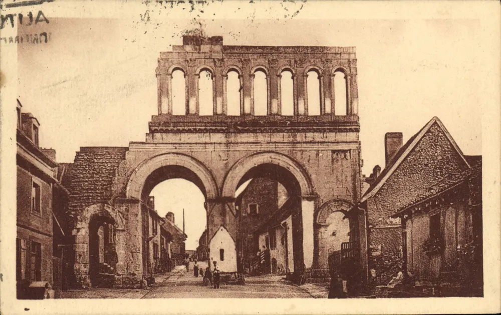 Porta Romana de Arroux — Autun — editor anônimo, número de série não visível - Frente