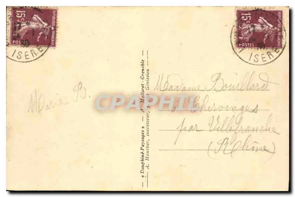 Het meer van Pierre-Châtel en het Obiou — Van Laffrey naar La Mure — n° 5581.18 - Achterkant