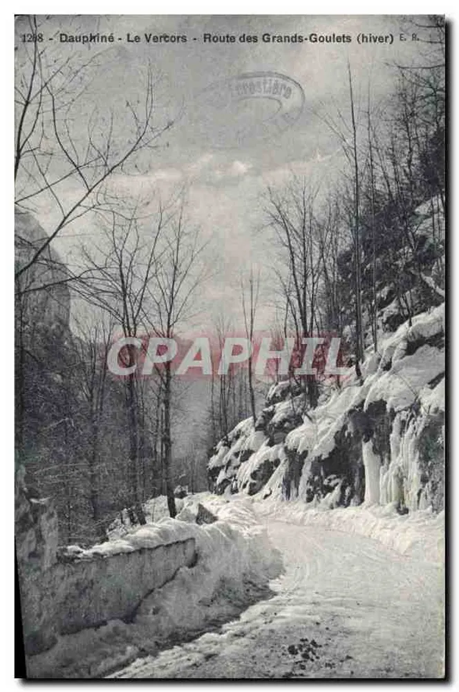 Dauphiné - Le Vercors - Route des Grands-Goulets (Winter) - E. R. - Vorderseite