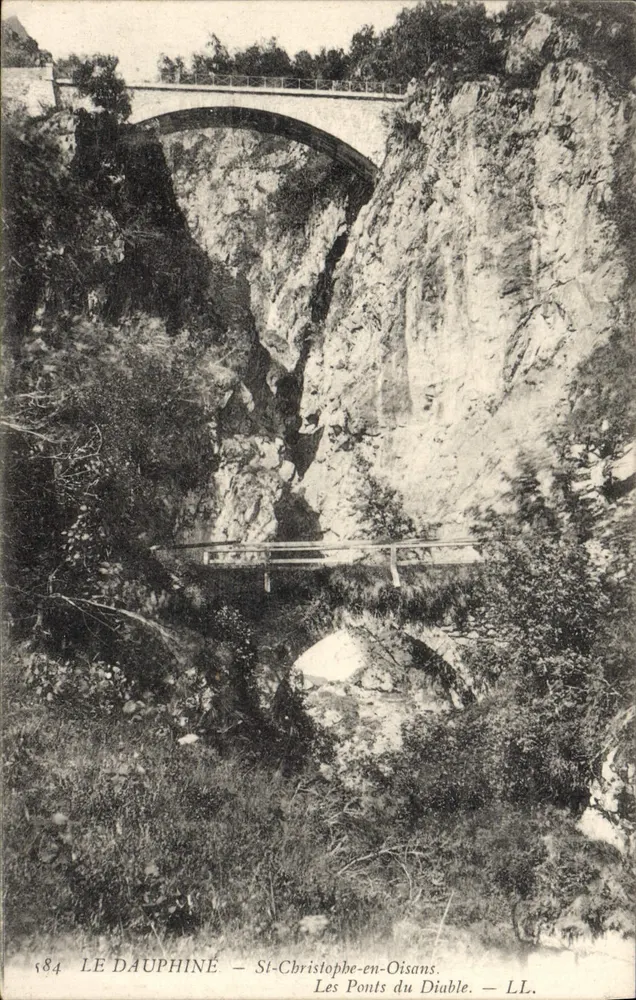 Die Teufelsbrücken — St-Christophe-en-Oisans — LL. - Vorderseite