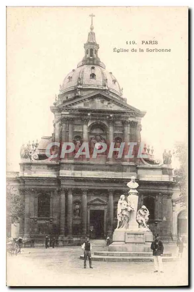 Igreja da Sorbonne — Paris — n° 119 - Frente