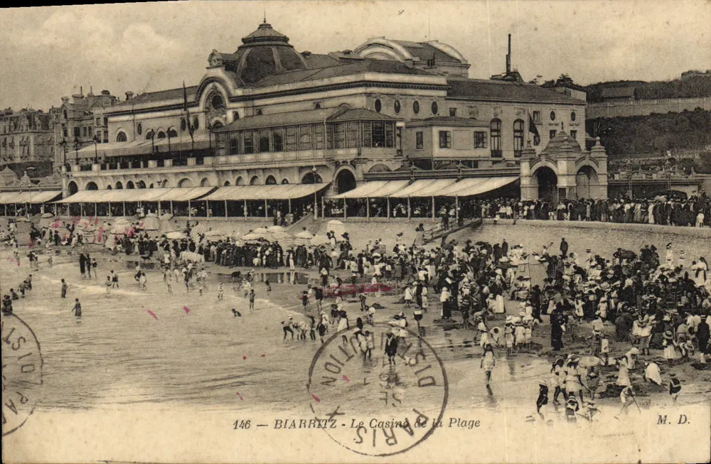 Biarritz — Le Casino de la Plage — M.D. n°146 - Frente