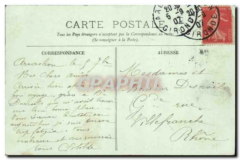 Arcachon — A Nova Dique — LL. - Verso