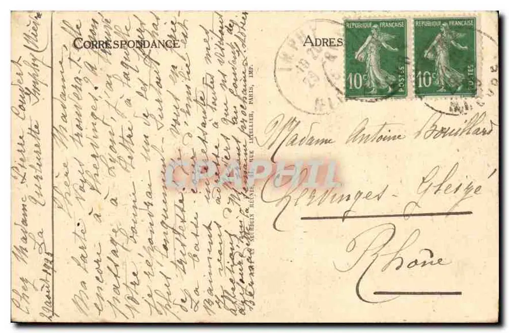 Nevers — A Porta de Paris — N.G. n°36 - Verso