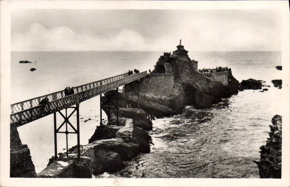 Biarritz - O Rochedo da Virgem — Fotografia Verdadeira — n°45 - Frente