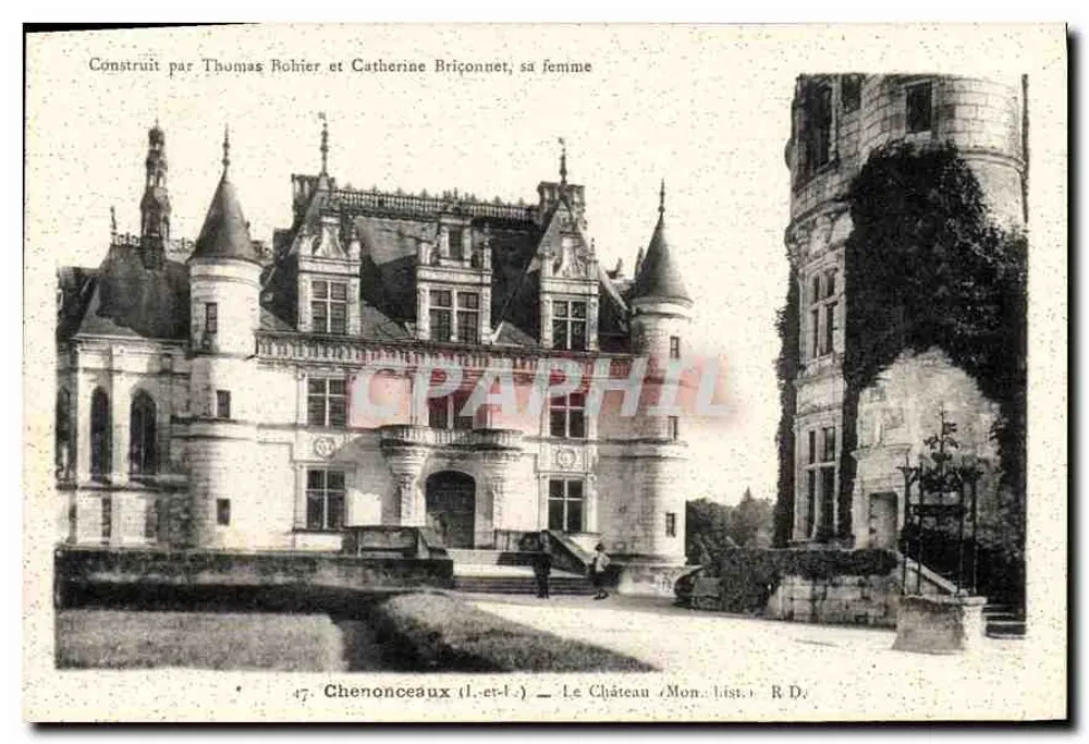 Chenonceaux — O Castelo — R. Dorange, Editor, Tours - Frente