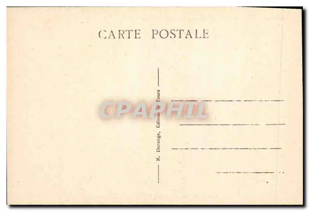 Chenonceaux — O Castelo — R. Dorange, Editor, Tours - Verso