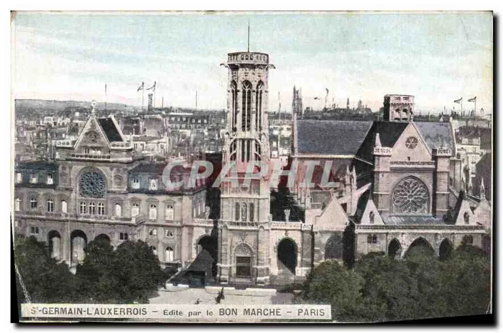 S^²-GERMAIN-LAUXERROIS — Édité par le BON MARCHE — PARIS - Recto