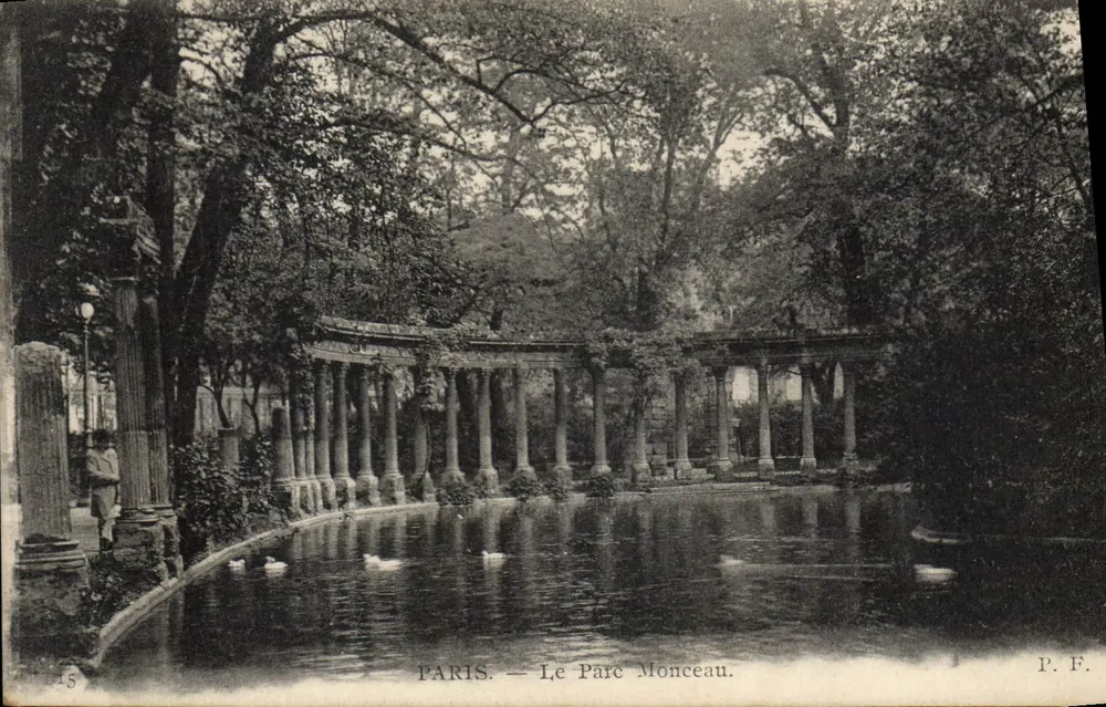 Paris — O Parque Monceau — P.F. n°15 - Frente