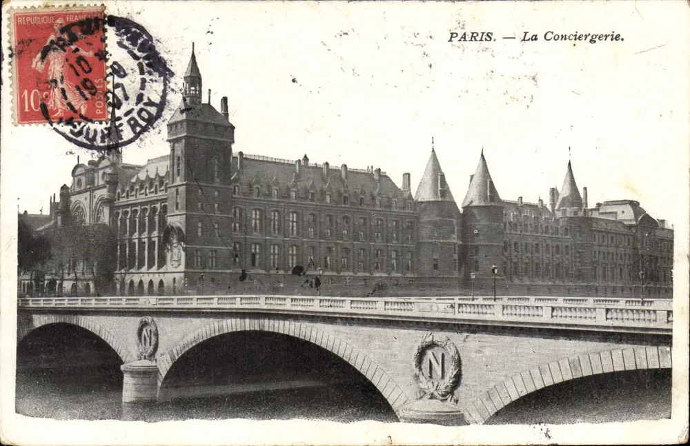 PARIS — A Conciergerie — Editor não identificado, número de série não visível - Frente