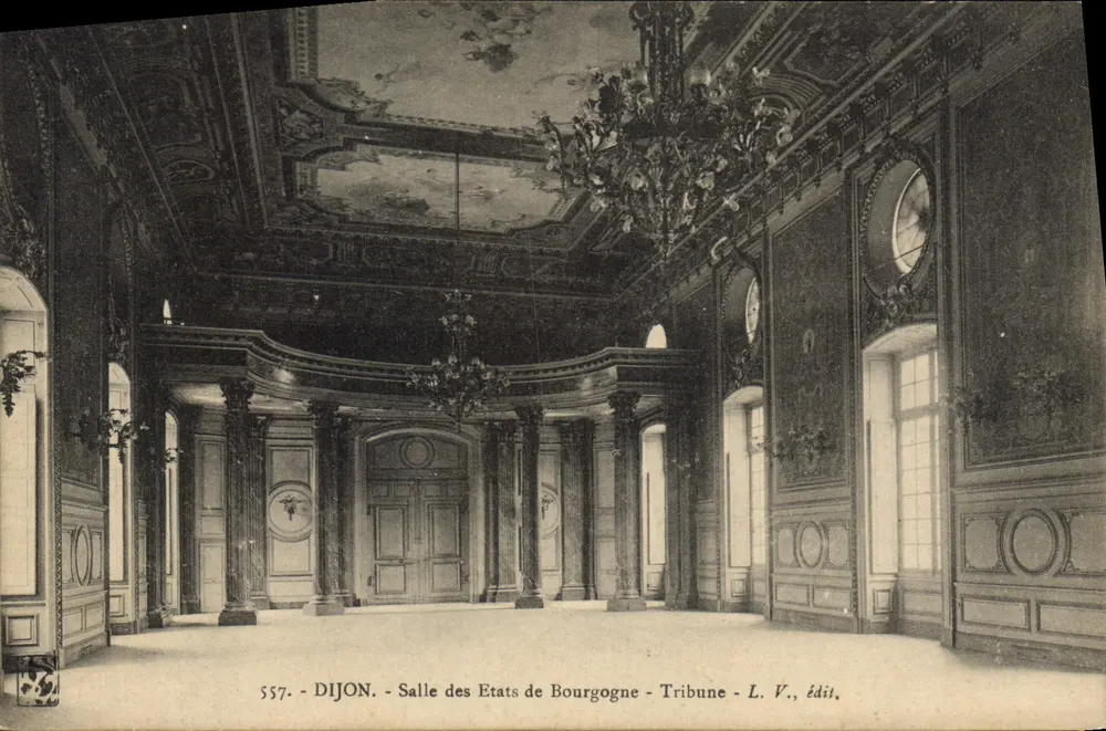 Dijon - Saal der États de Bourgogne - Tribune — L. V., Verlag - Vorderseite