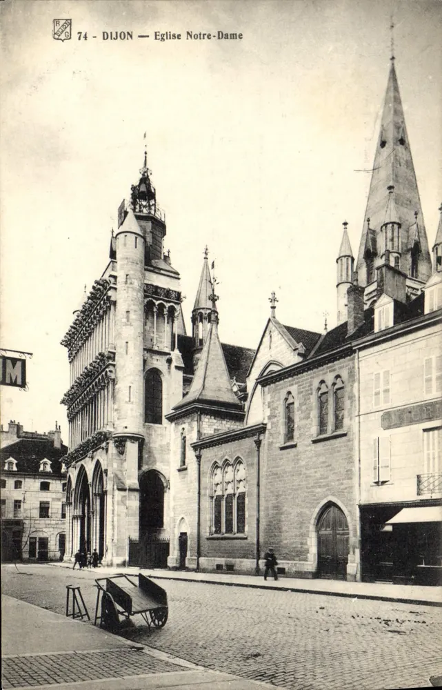 Dijon — Kerk van Notre-Dame — R. Bong - Voorkant