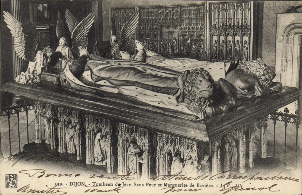 Grab von Jean Sans Peur und Marguerite de Bavière — Dijon — Verleger L. V. (Nr. 549) - Vorderseite