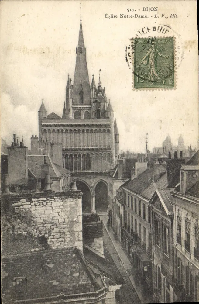 Dijon — Igreja Nossa Senhora — L. V., editor - Frente