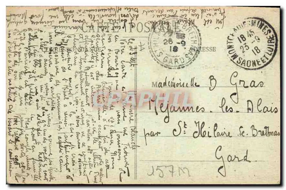 Dijon — Igreja Nossa Senhora — L. V., editor - Verso
