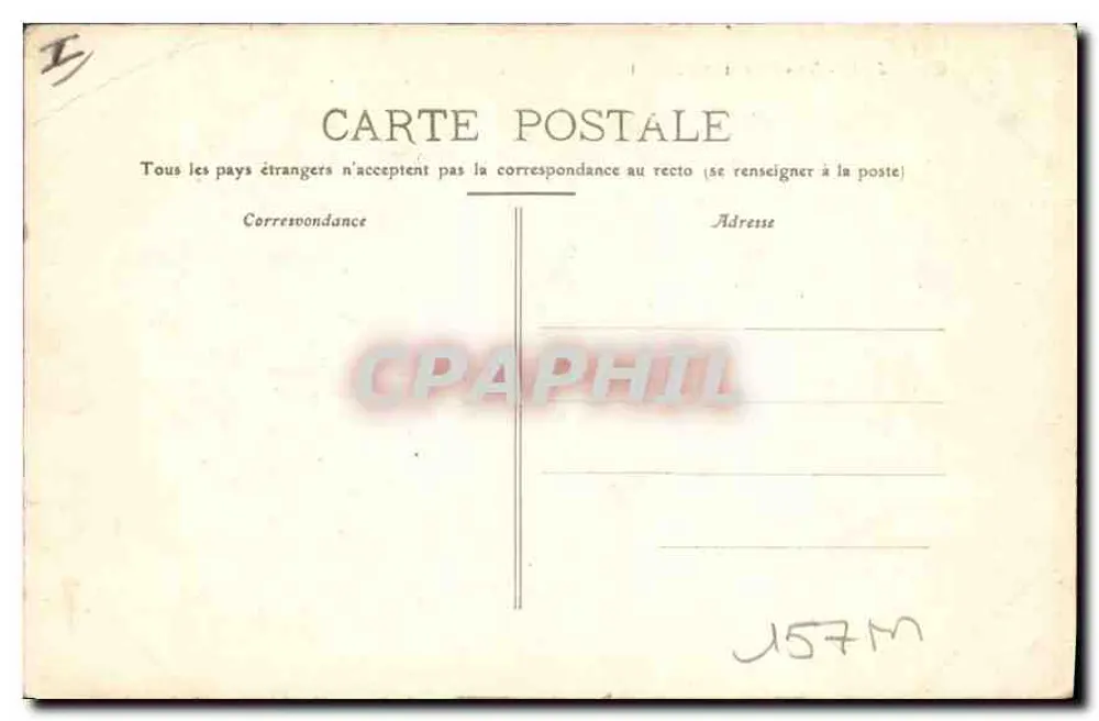 Dijon - Teatro Municipal — editor: L. Rousseau, n° 8 - Verso