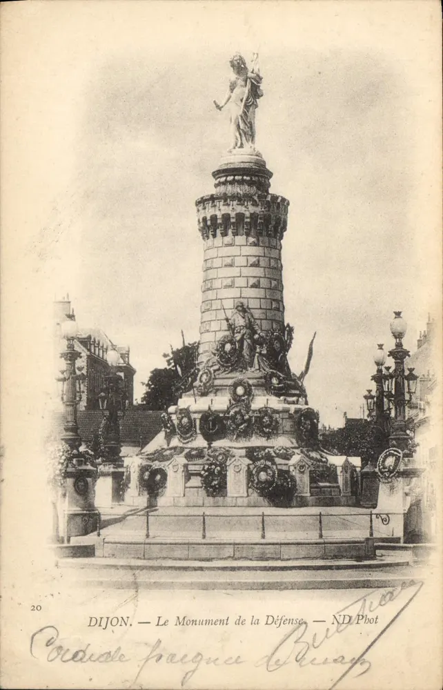 Dijon — O Monumento da Defesa — ND Phot - Frente