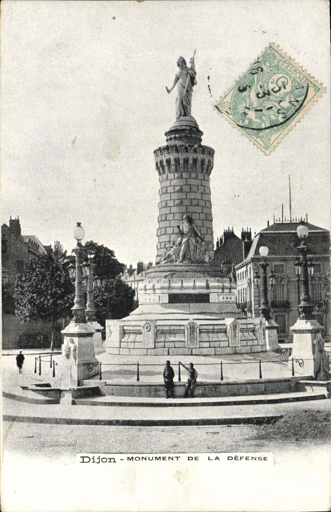 Dijon - Monument da Defesa — editor desconhecido, número de série não visível - Frente