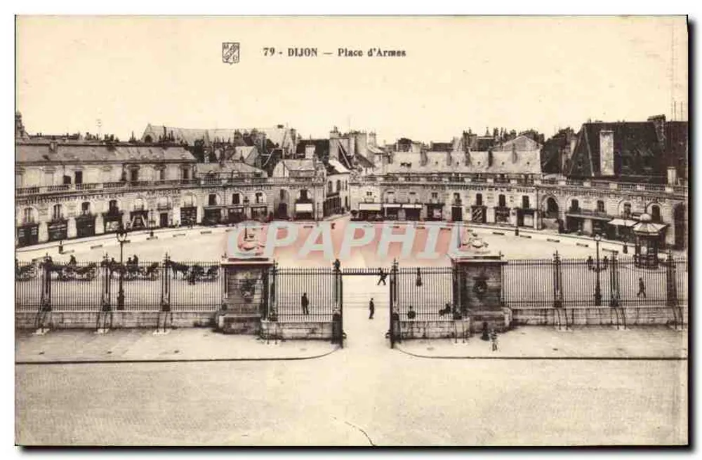 Dijon — Praça das Armas — editor anônimo, número de série 79 - Frente