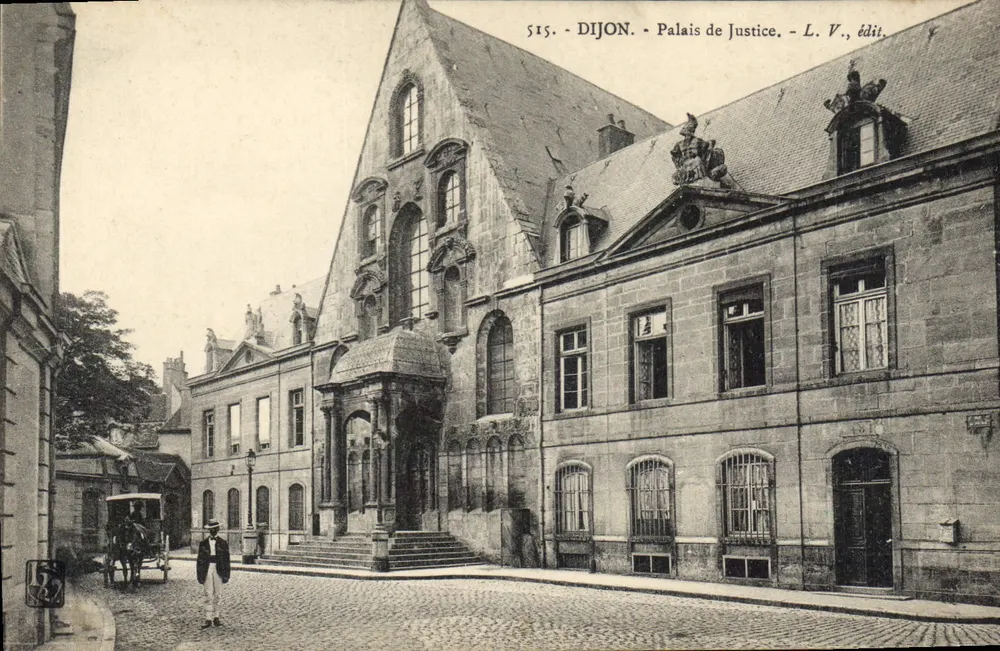 Dijon - Palácio de Justiça — L. V., editor - Frente